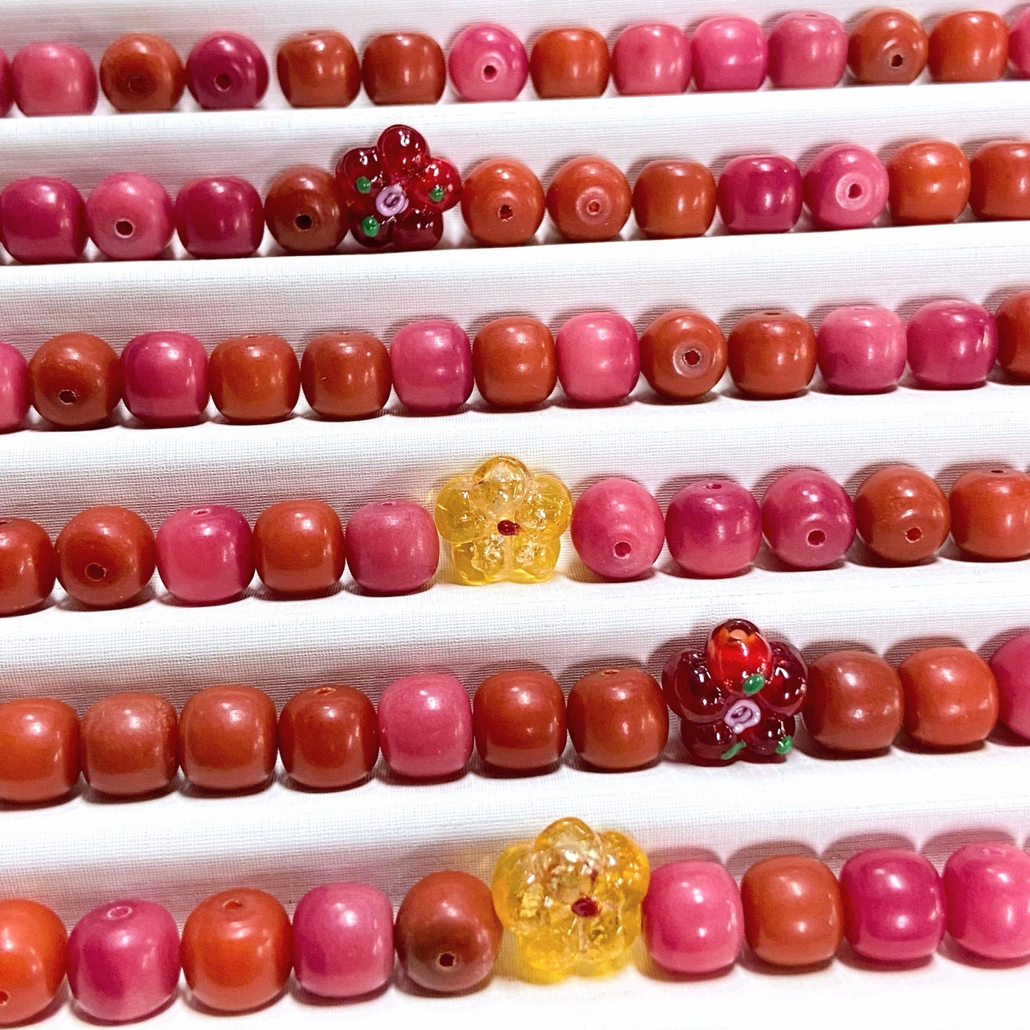 [B59]Bodhi Cherry Red 9*10mm